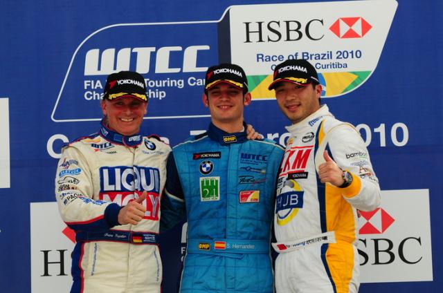 Engstler, Hernandez und O'Young Foto: WTCC